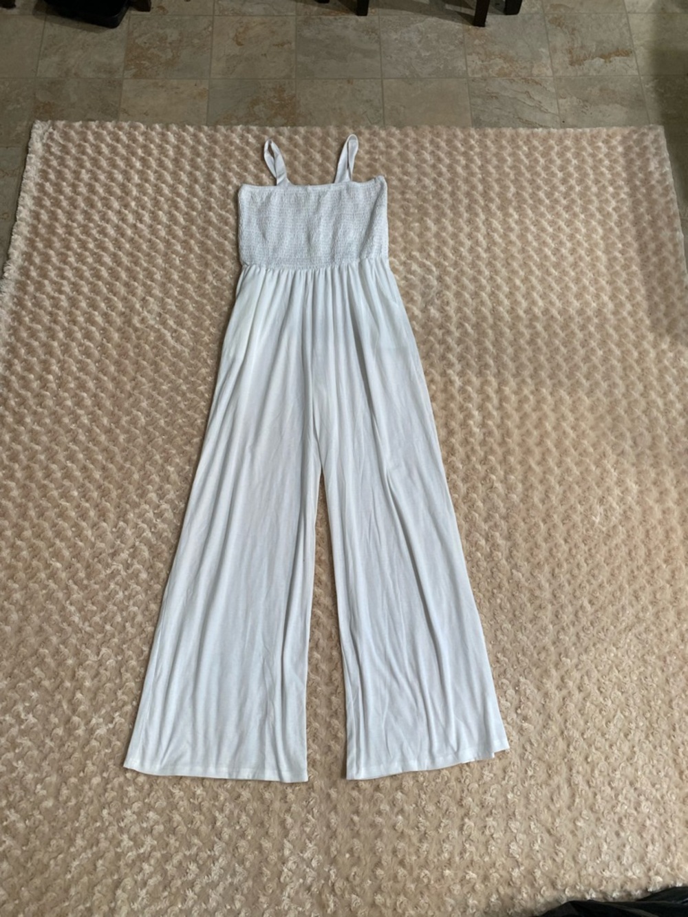 New Women XL Casual Jumpsuits One Piece Sleeveless Wide Leg Rompers